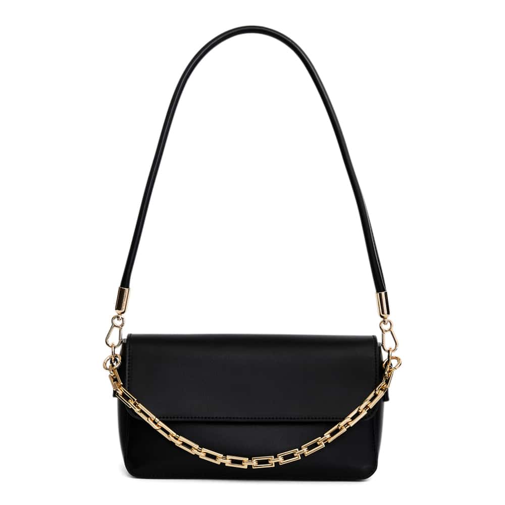 Flora Bag in Black Leather