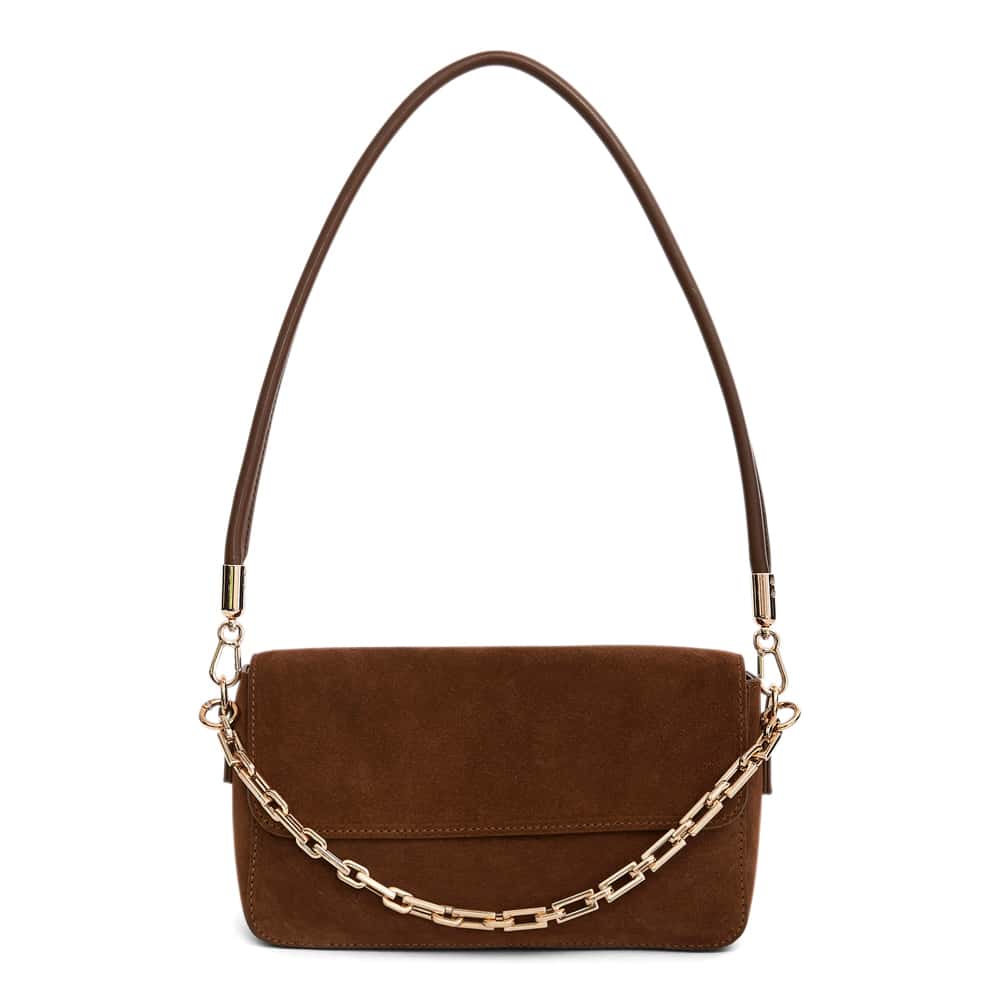 Flora Bag in Tan Suede