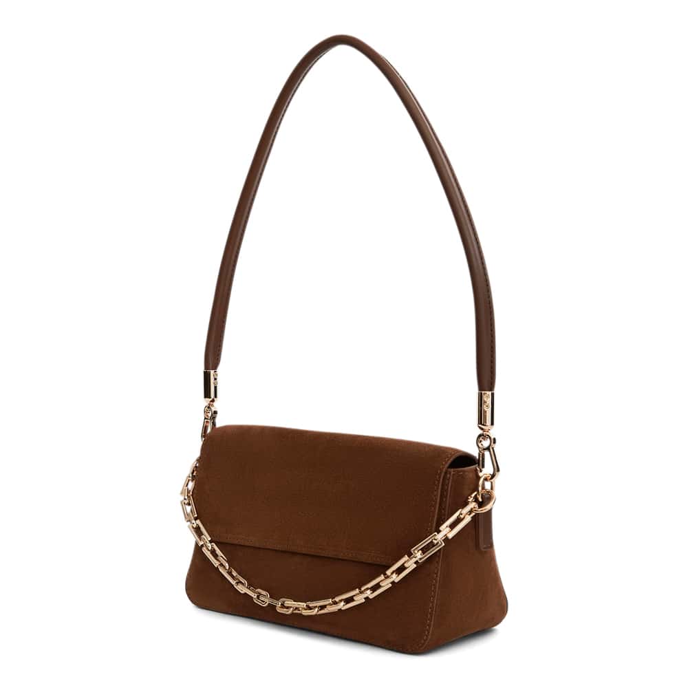 Flora Bag in Tan Suede