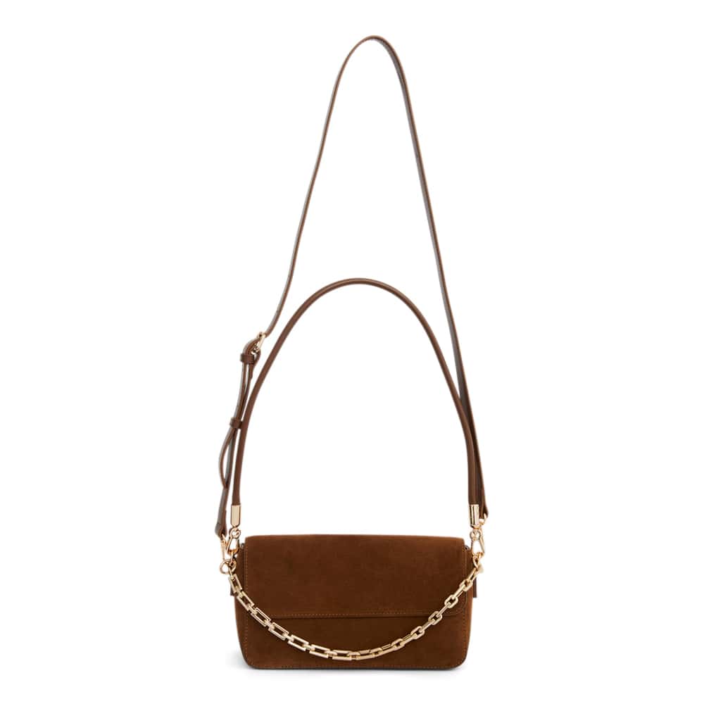 Flora Bag in Tan Suede