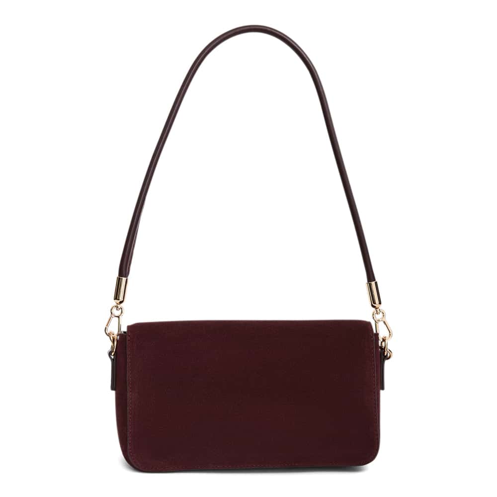 Flora Bag in Wine  Suede
