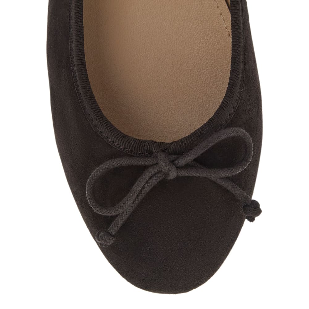 Fonteyn Ballet Flat in Chocolate  Suede