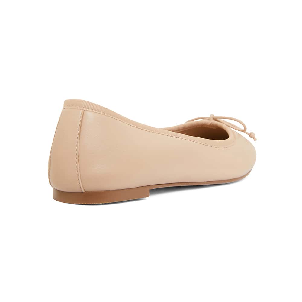Fonteyn Ballet Flat in Nude Leather