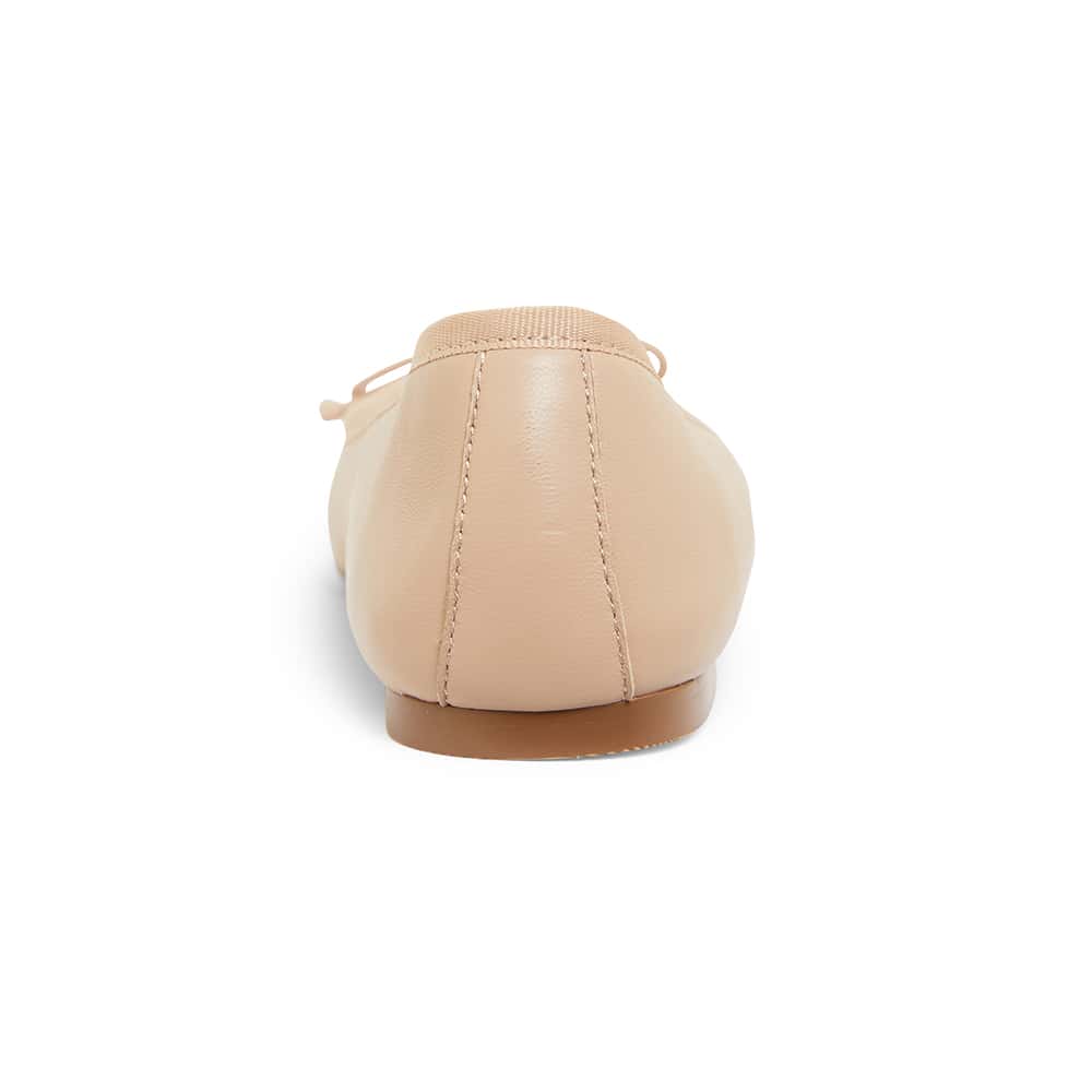 Fonteyn Ballet Flat in Nude Leather