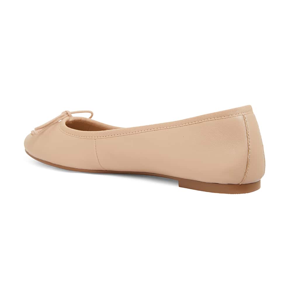 Fonteyn Ballet Flat in Nude Leather