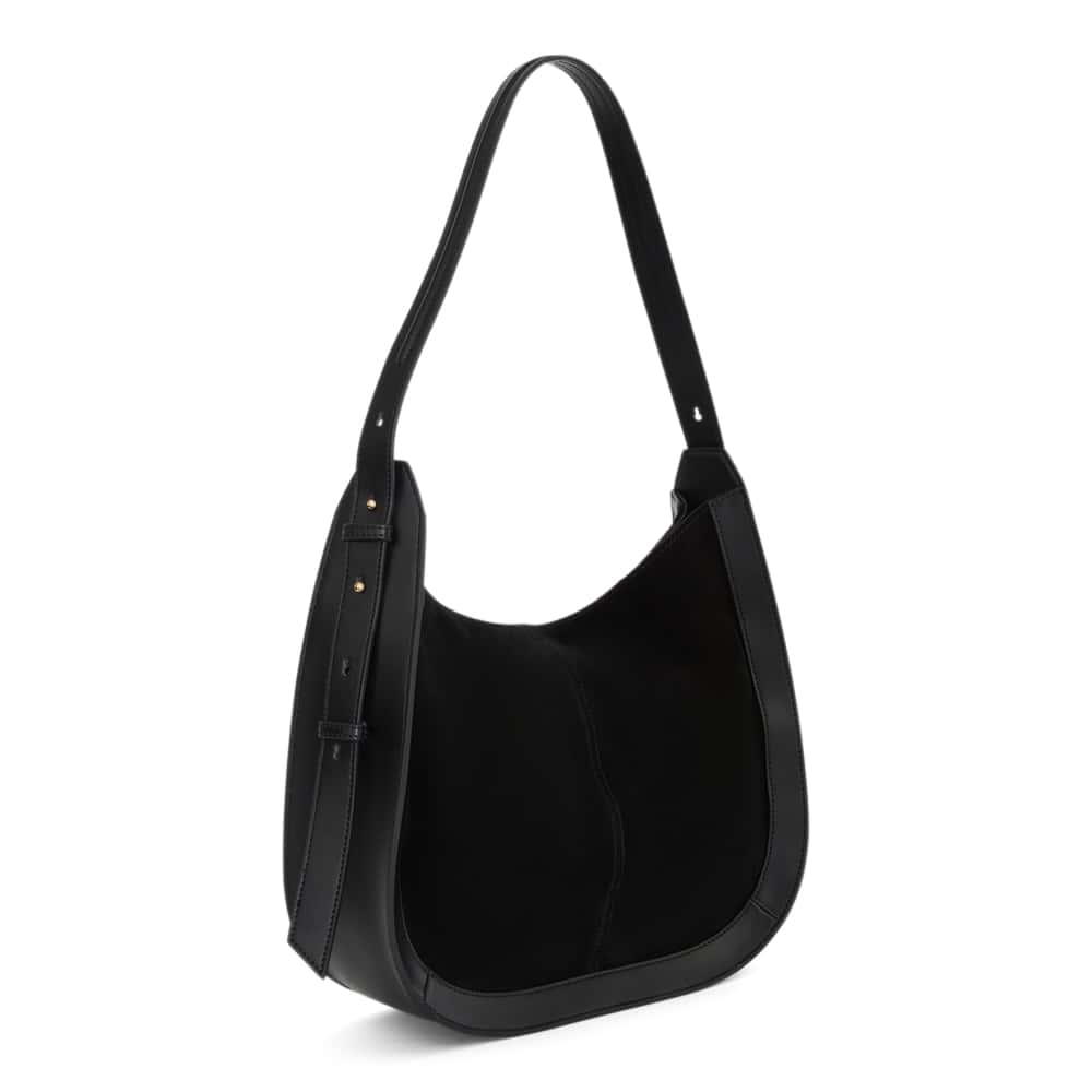 Fran Bag in Black Suede