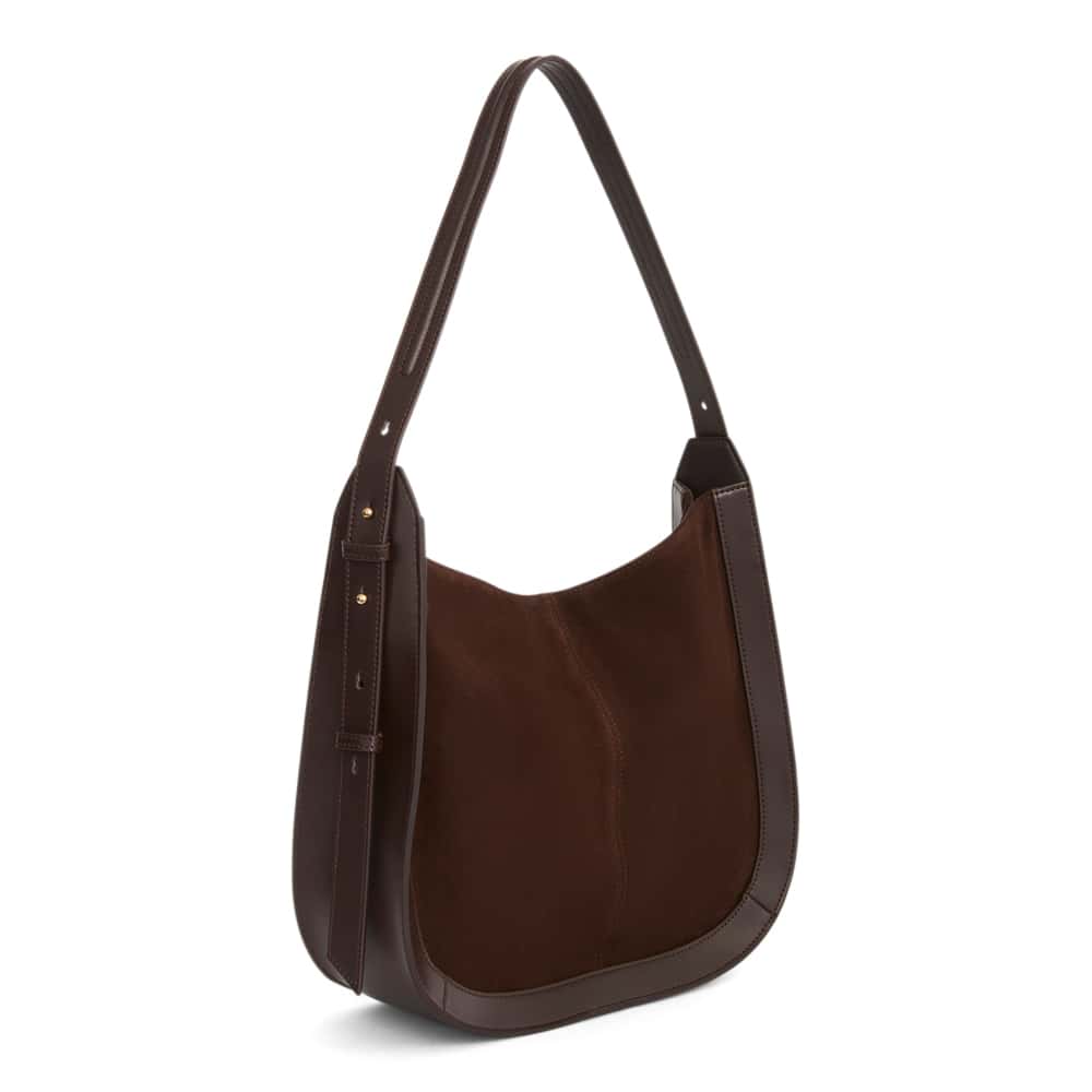 Fran Bag in Chocolate  Suede