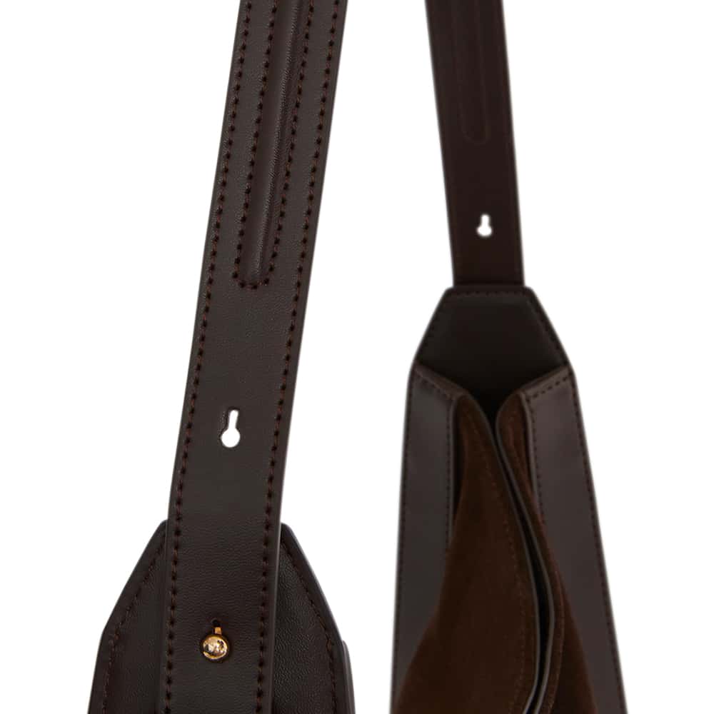 Fran Bag in Chocolate  Suede