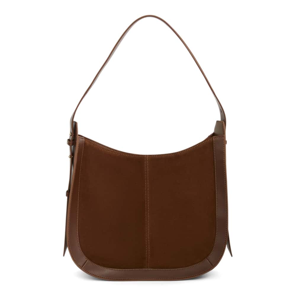 Fran Bag in Tan Suede