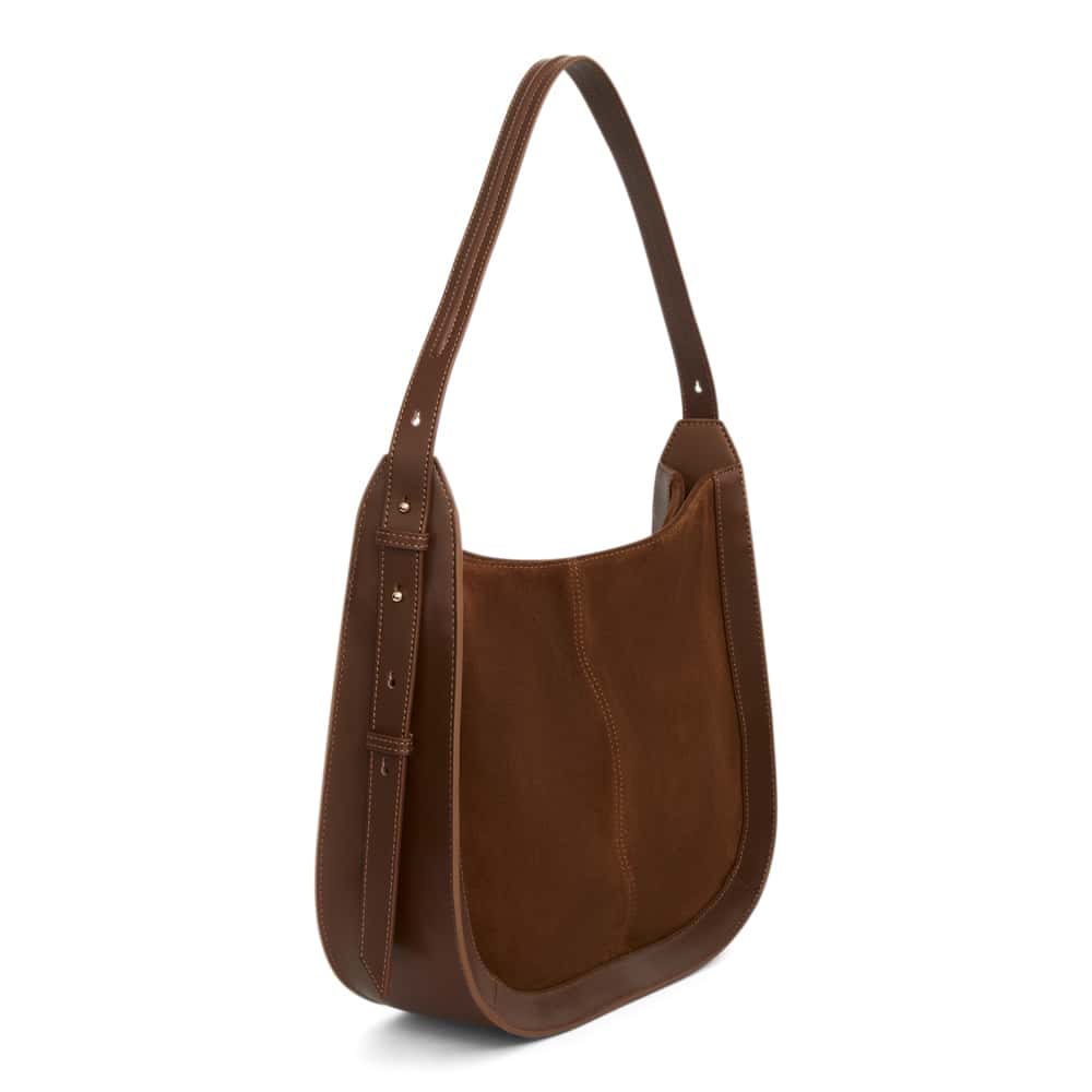 Fran Bag in Tan Suede