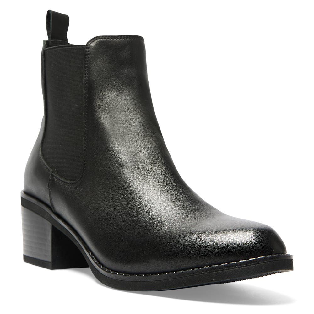 Franklin Boot in Black Leather