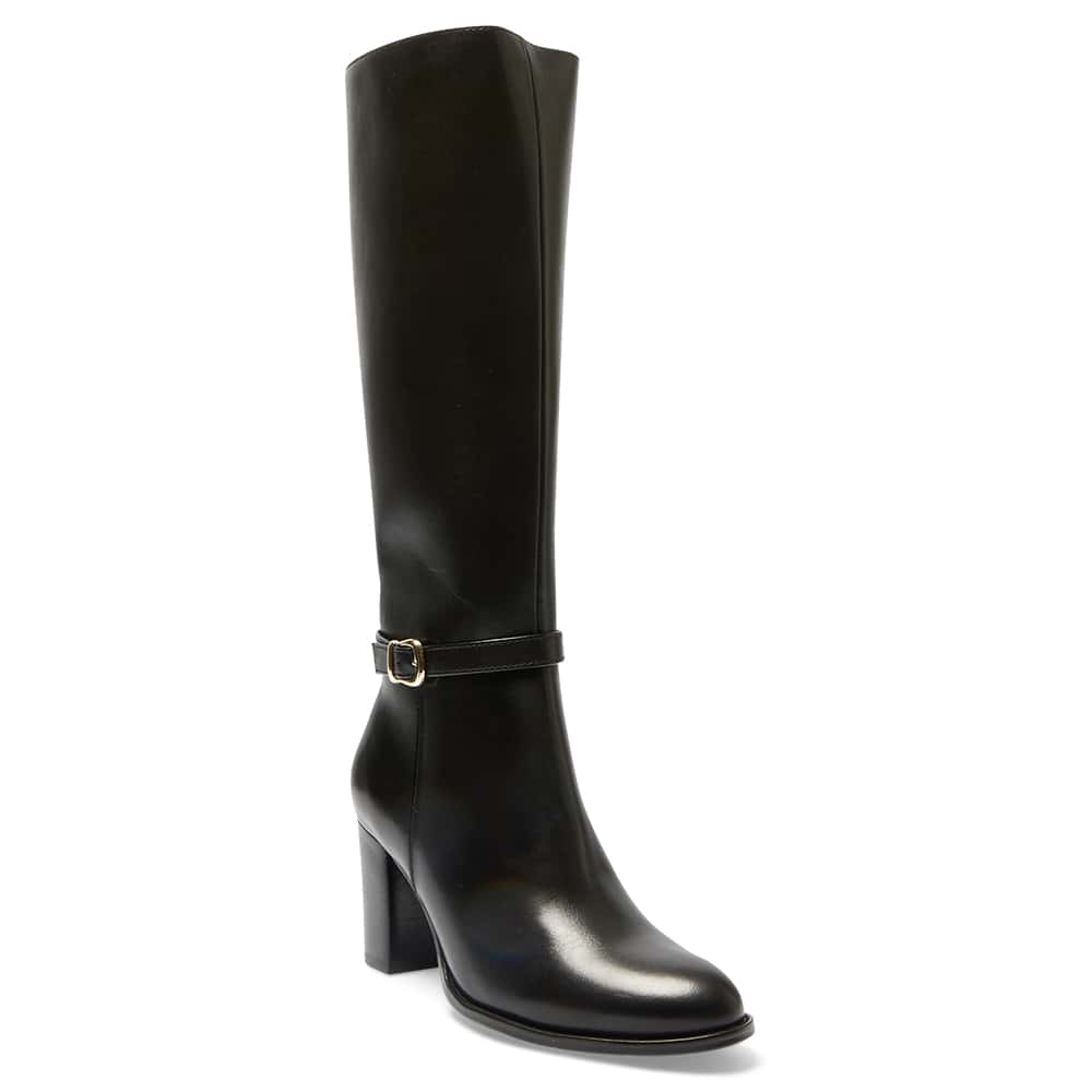 Galen Boot in Black Leather