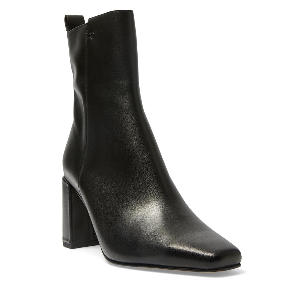 Galia Boot in Black Leather