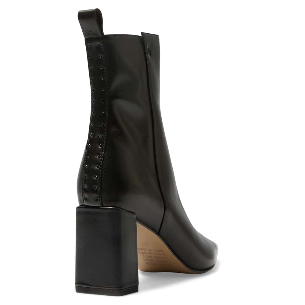 Galia Boot in Black Leather