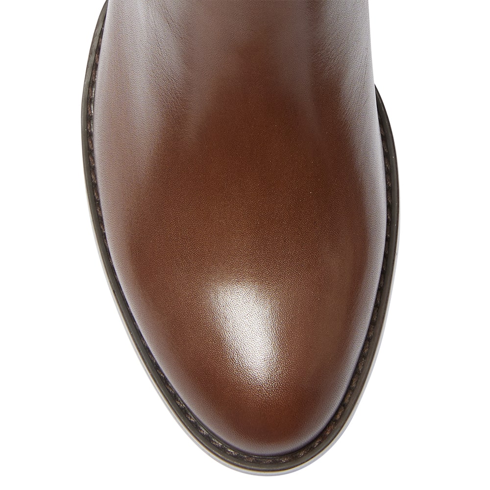 Gemini Boot in Brown Leather