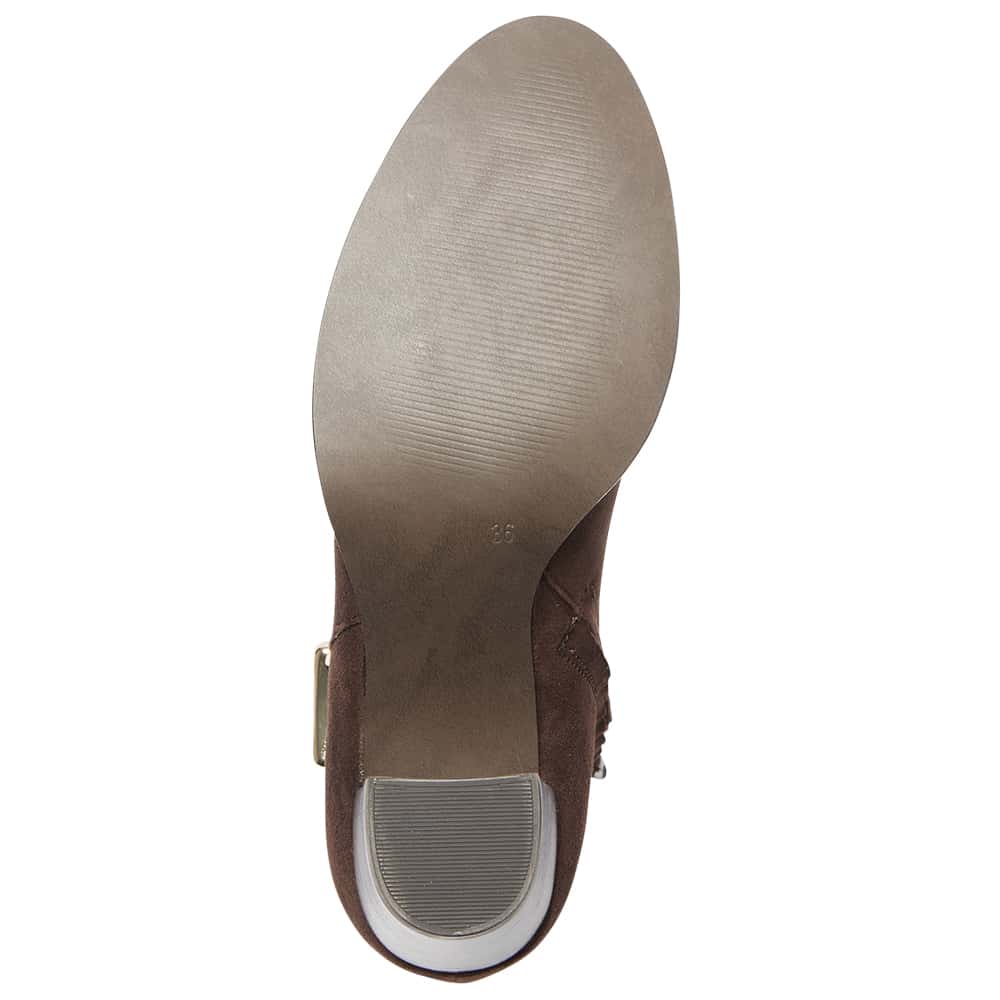 Gemini Boot in Chocolate Suede Suede