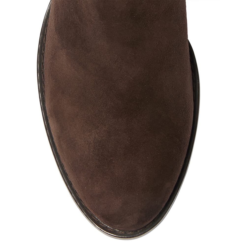 Gemini Boot in Chocolate Suede Suede
