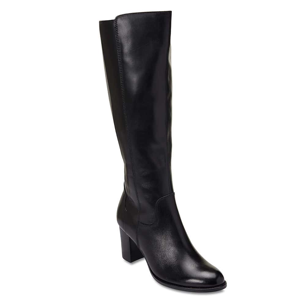 Germaine Boot in Black Leather