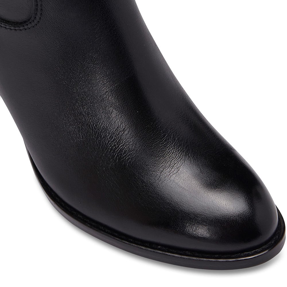 Germaine Boot in Black Leather