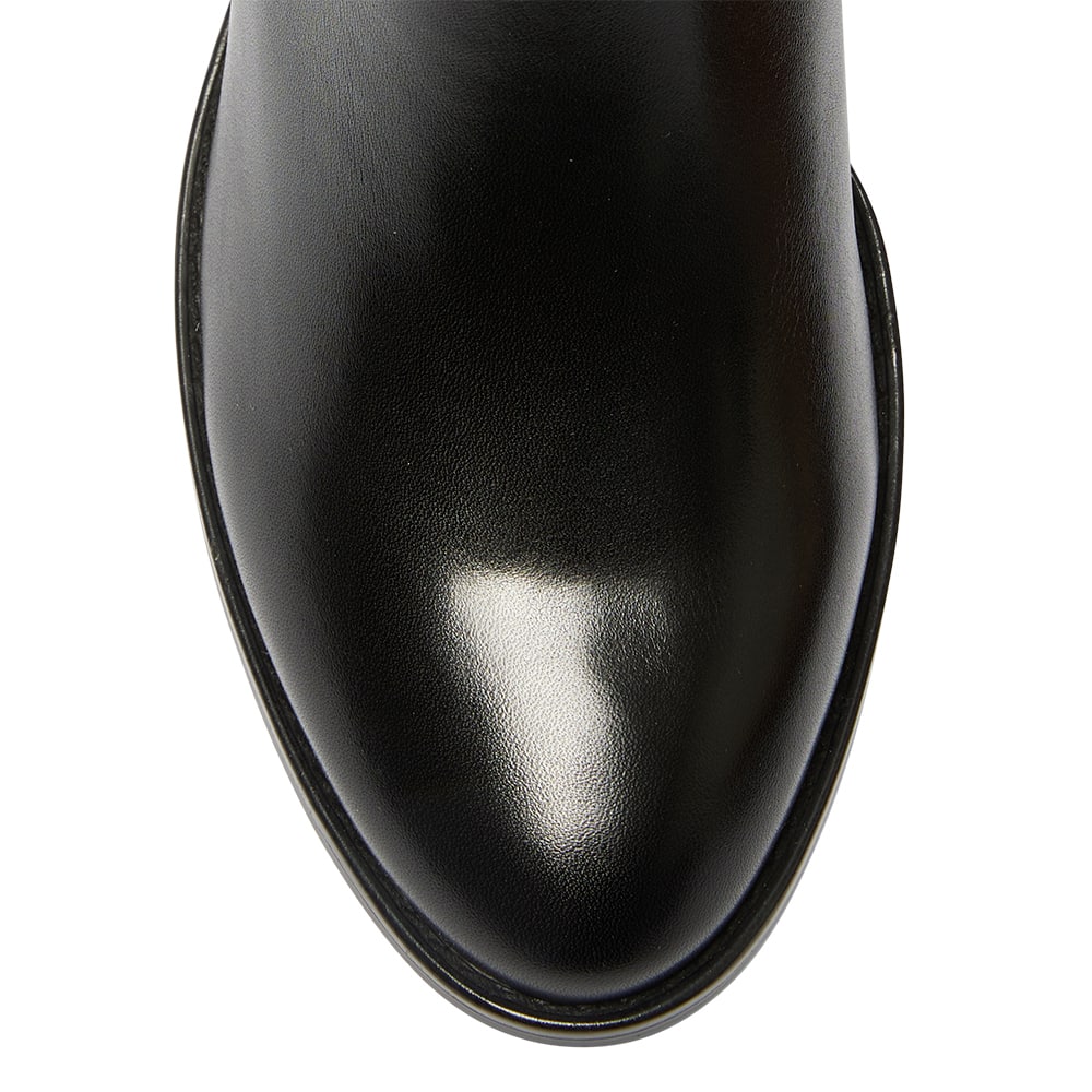 Gianna Boot in Black On Black Leather