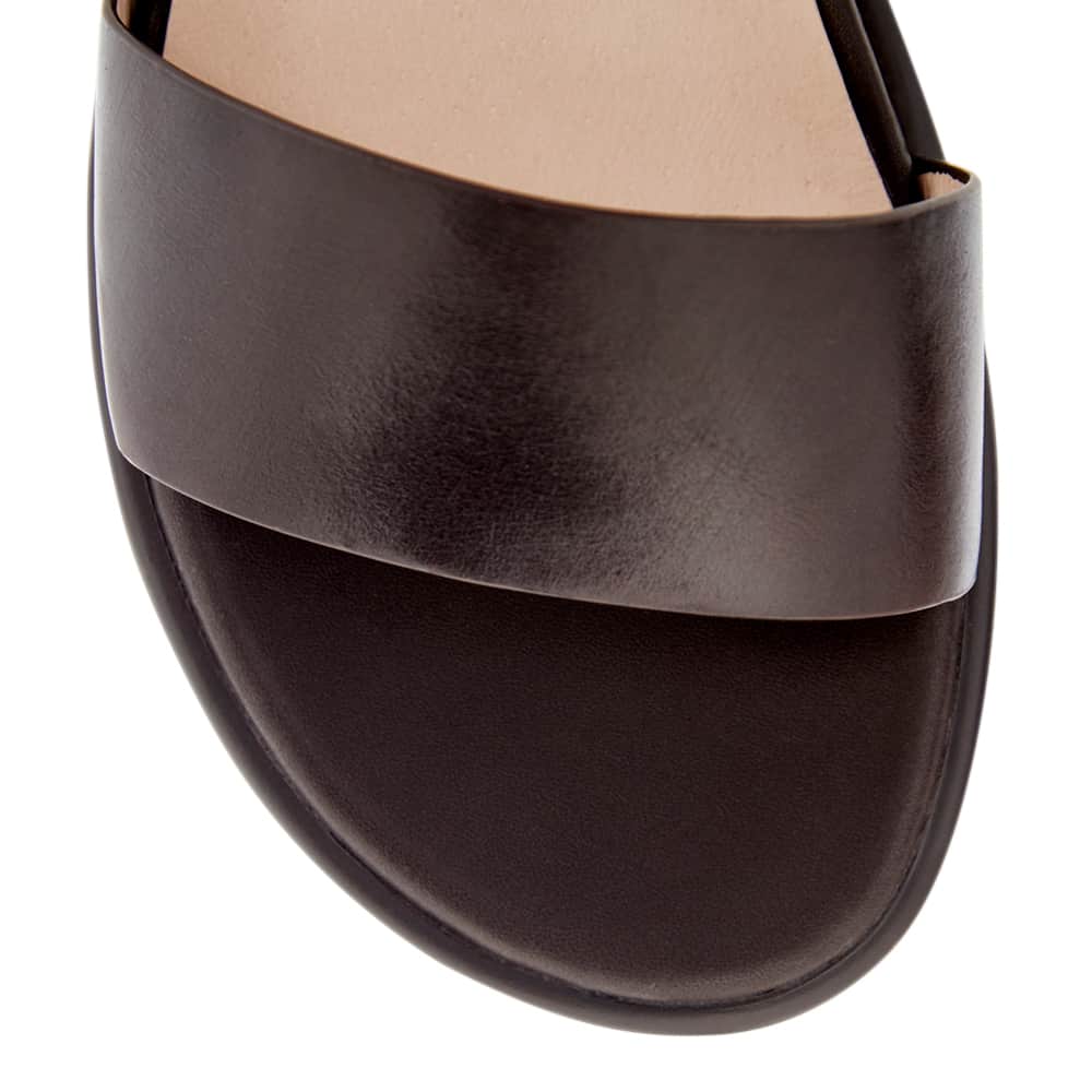 Idaho Espadrille in Chocolate Glove Leather