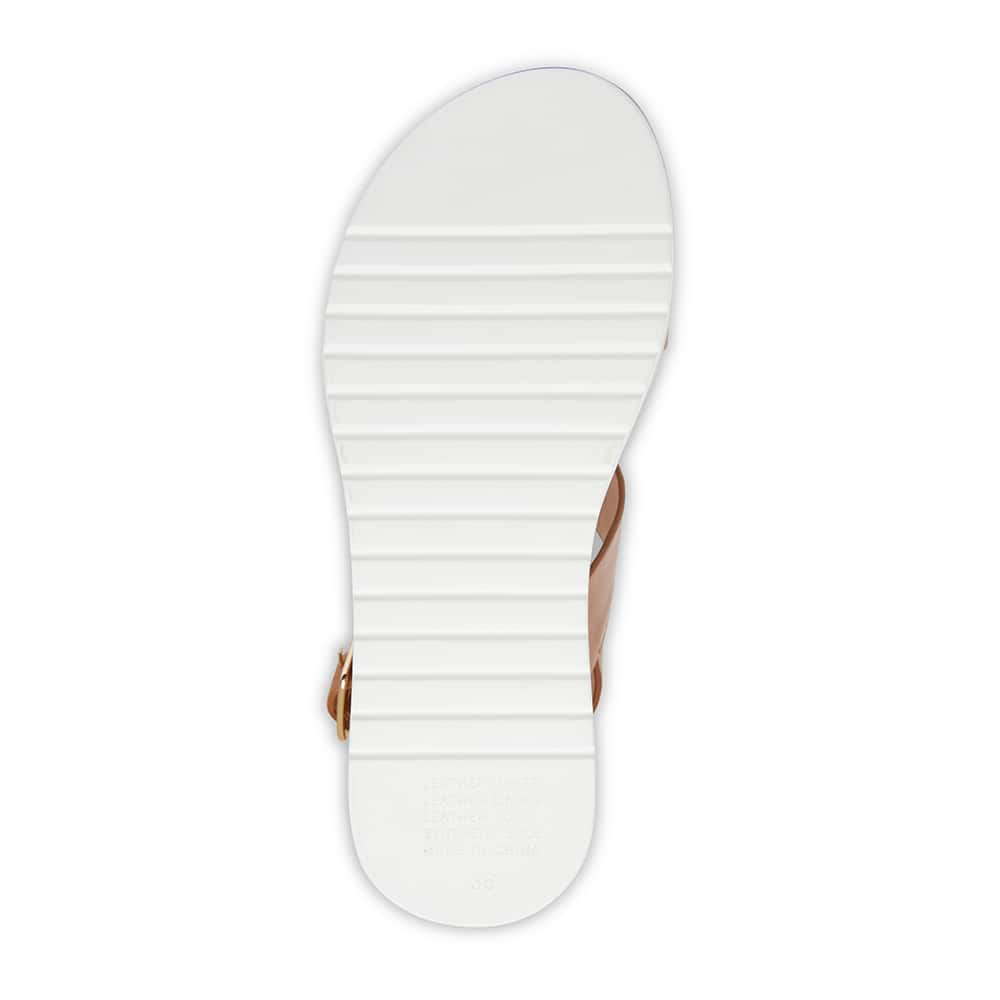 Indiana Wedge in Tan Leather