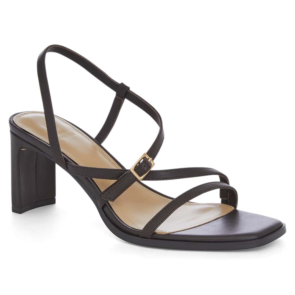 Jennifer Heel in Chocolate Glove Leather