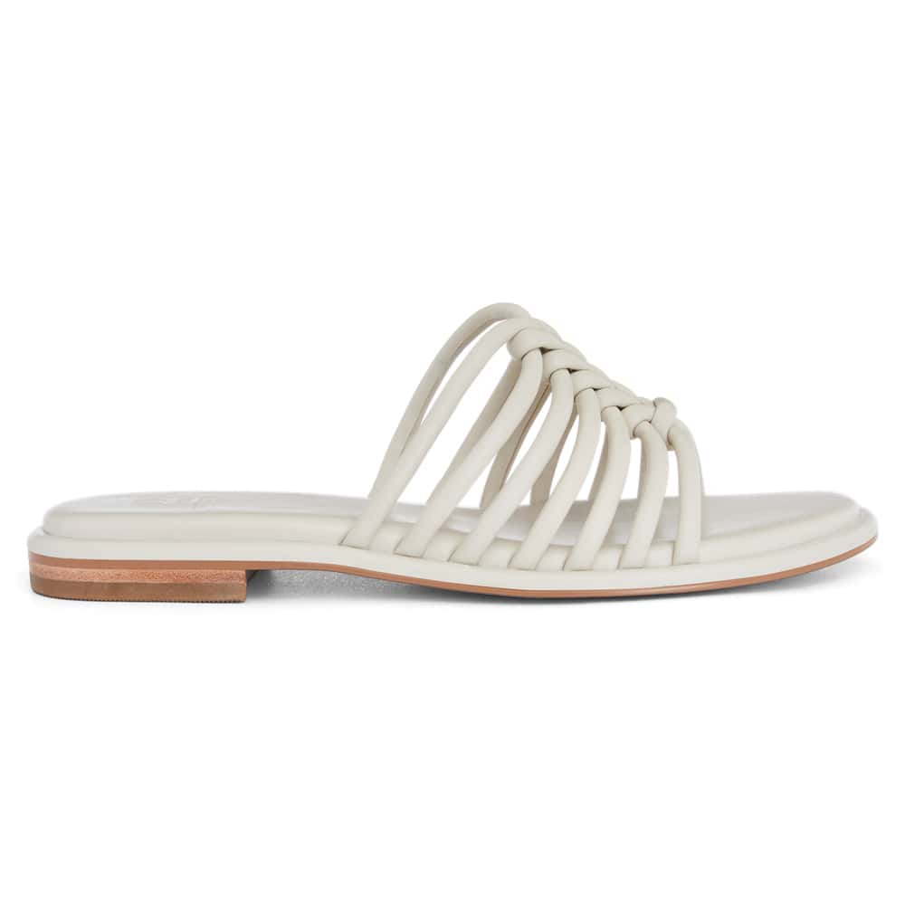 Jigsaw Slide in Bone Leather