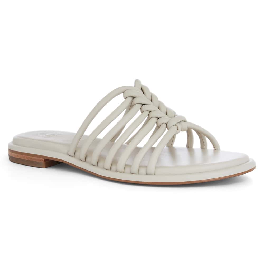 Jigsaw Slide in Bone Leather