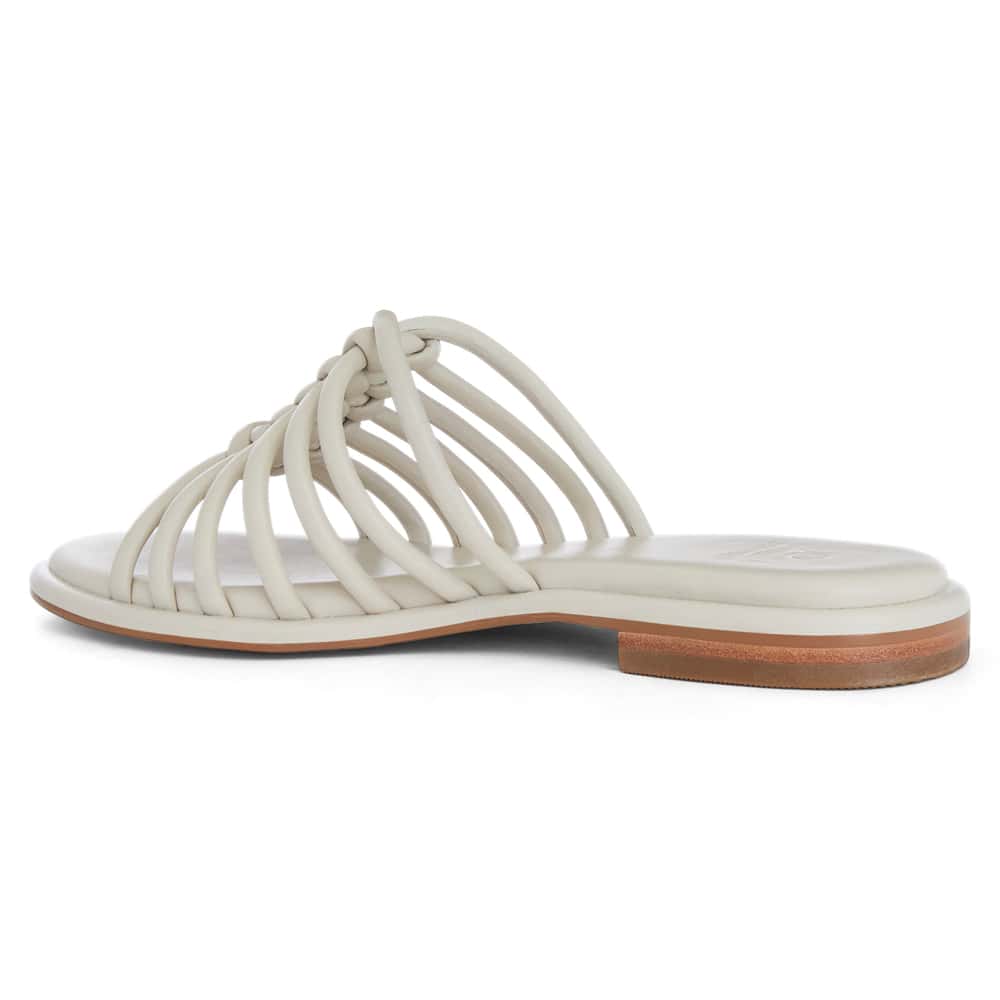 Jigsaw Slide in Bone Leather