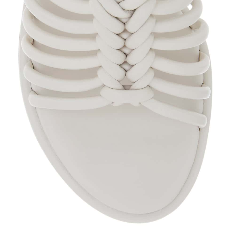 Jigsaw Slide in Bone Leather