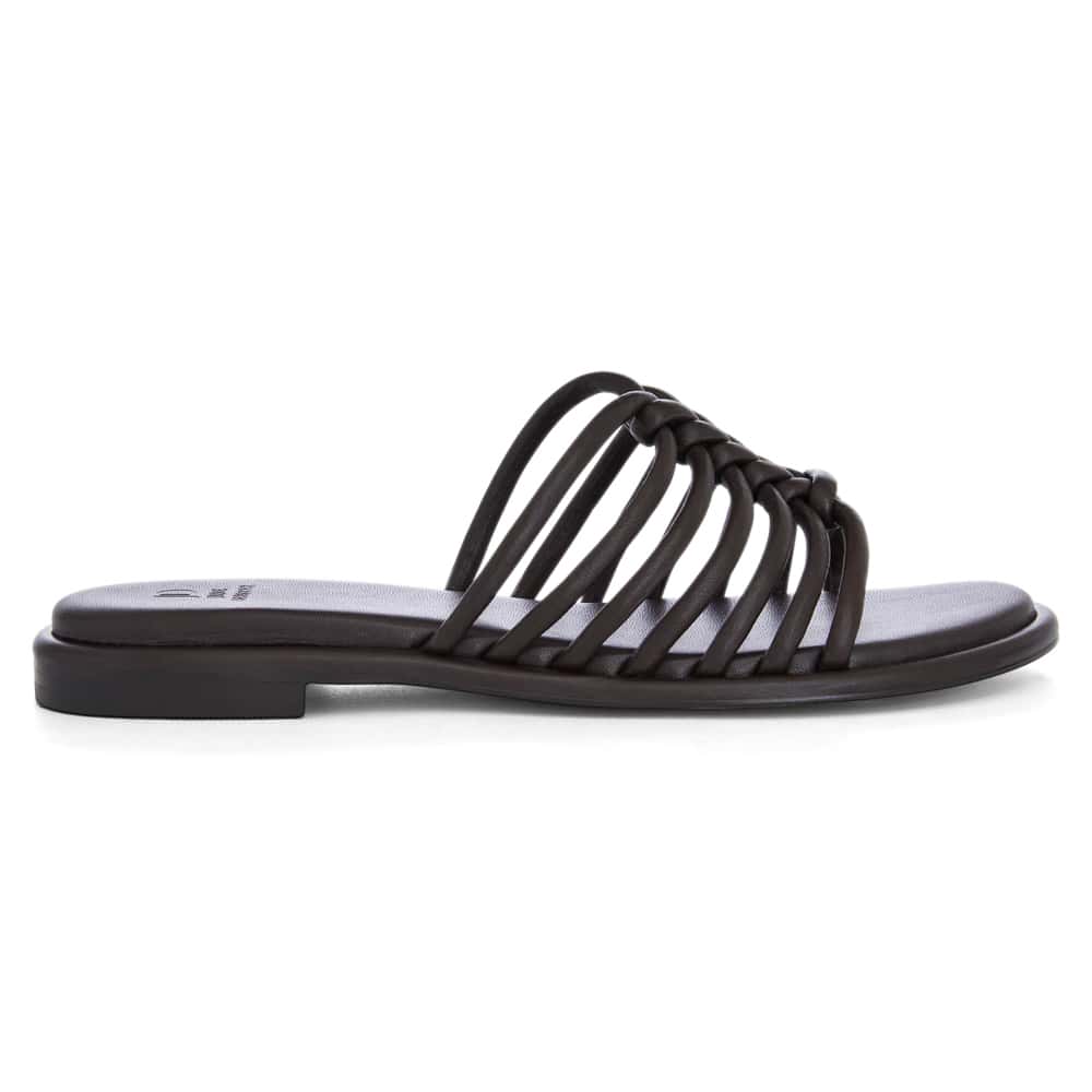 Jigsaw Slide in Chocolate Glove Leather