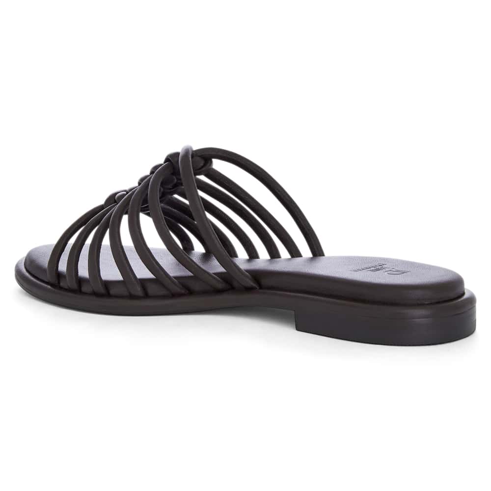 Jigsaw Slide in Chocolate Glove Leather