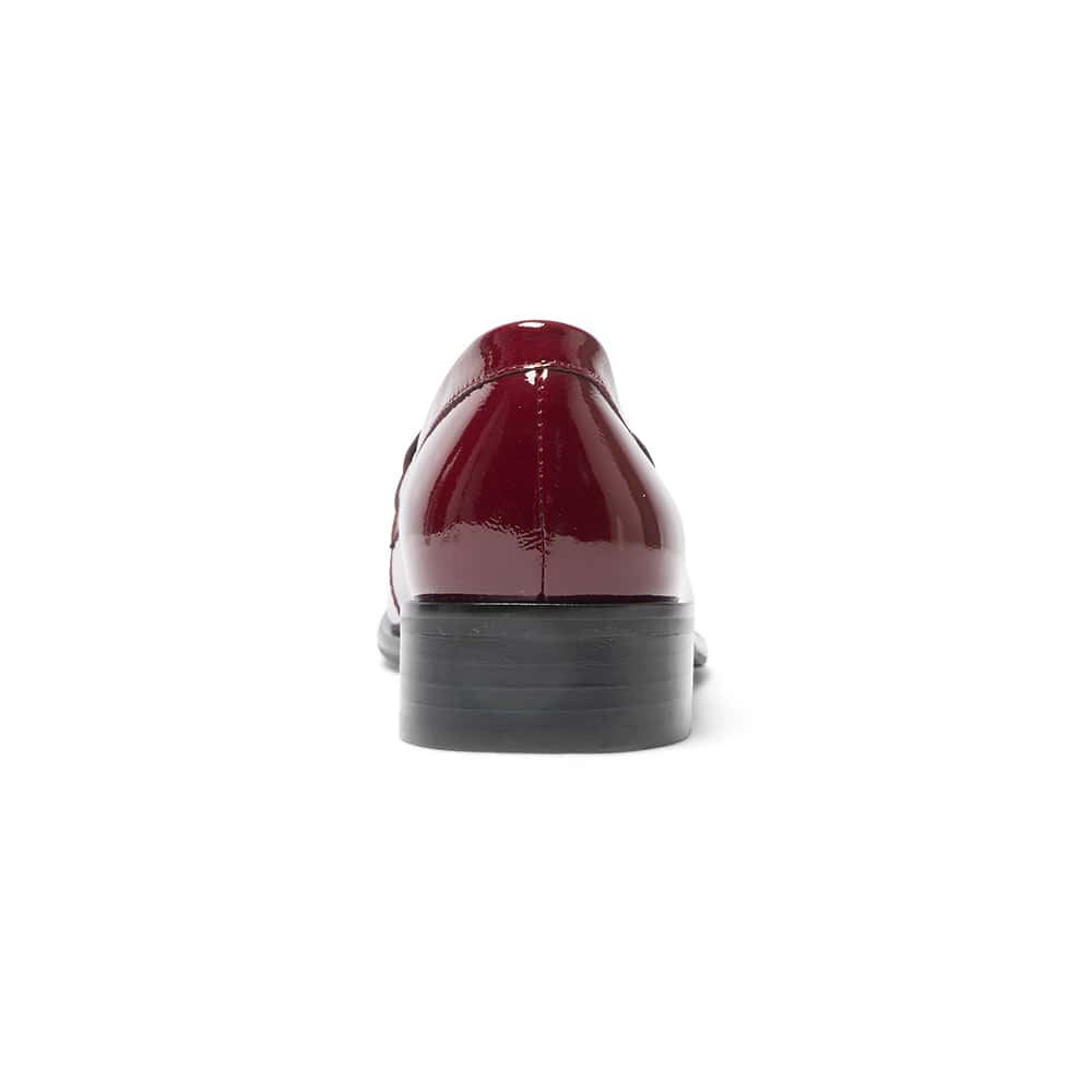 Kassidy Loafer in Wine Patent