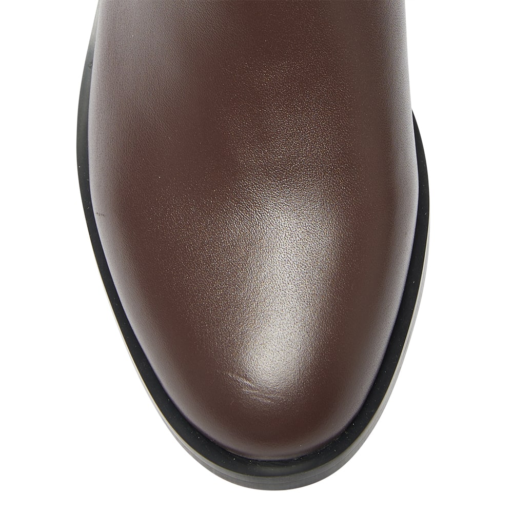 Kennedy Boot in Chocolate  Leather