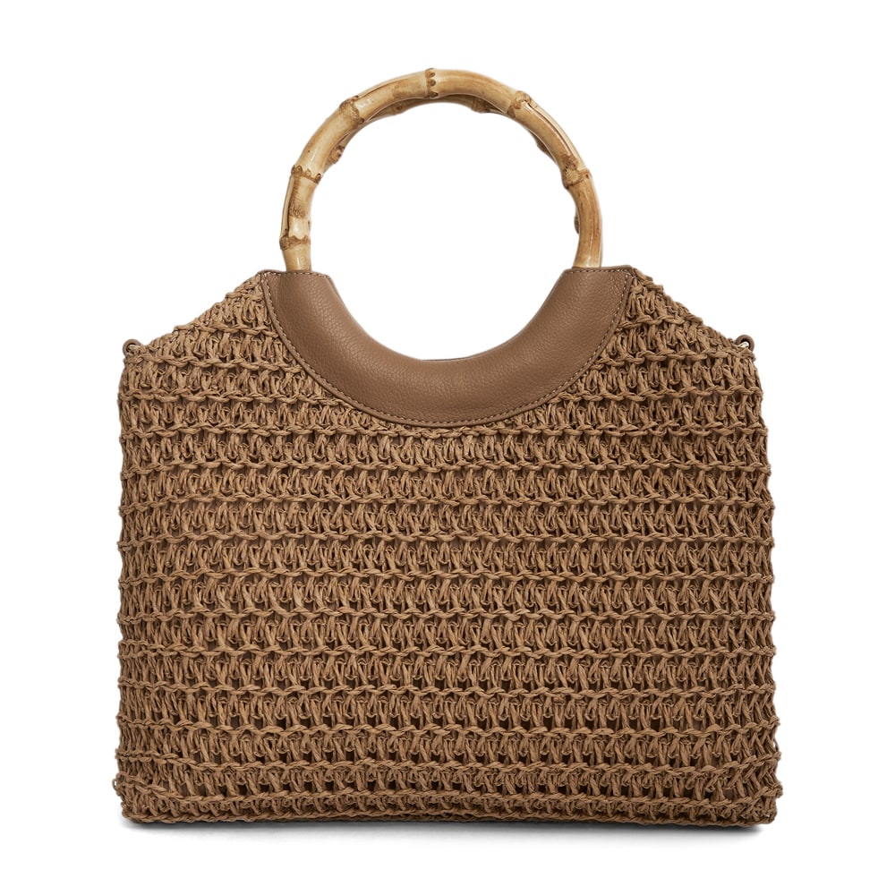 Laos Tote in Natural Raffia