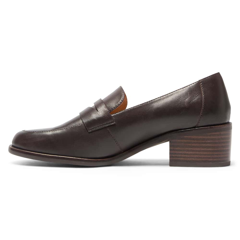 Lincoln Loafer in Chocolate Glove Leather