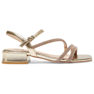 Majestic Heel in Gold Metallic Sparkle
