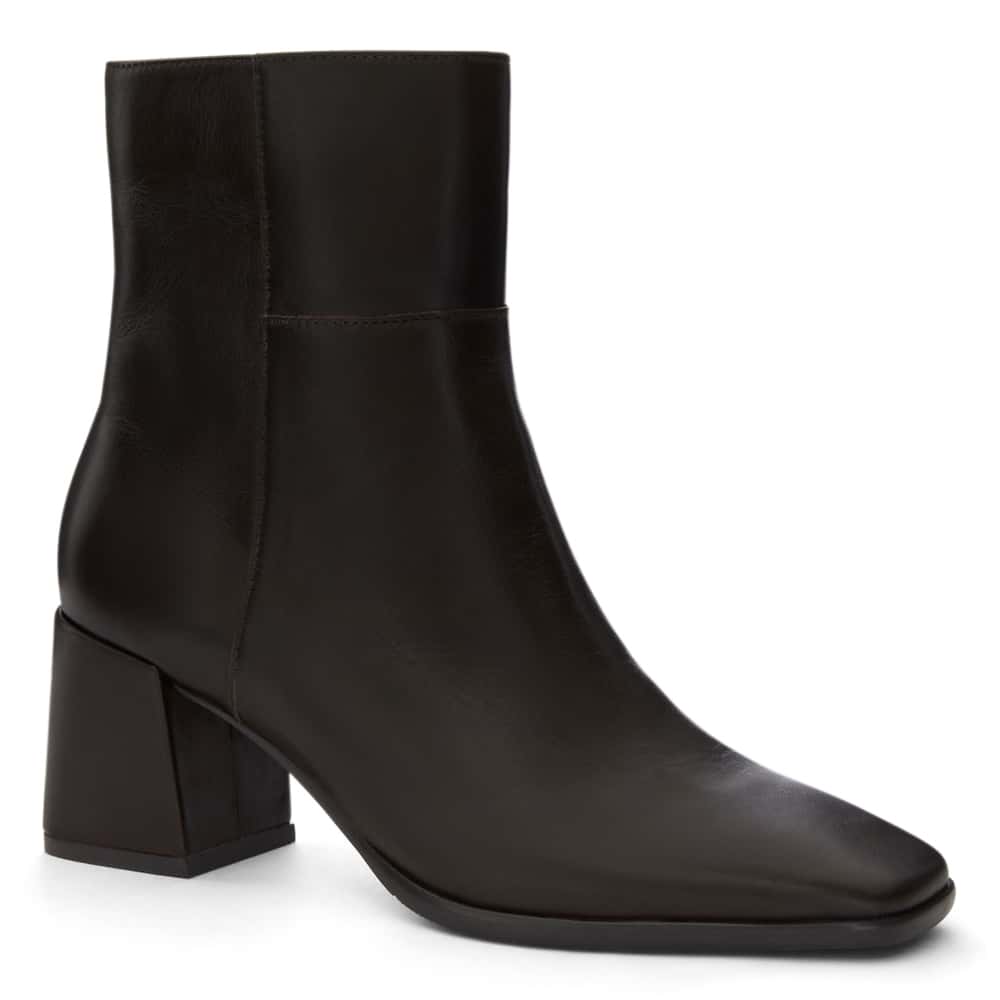 Mira Boot in Chocolate  Leather