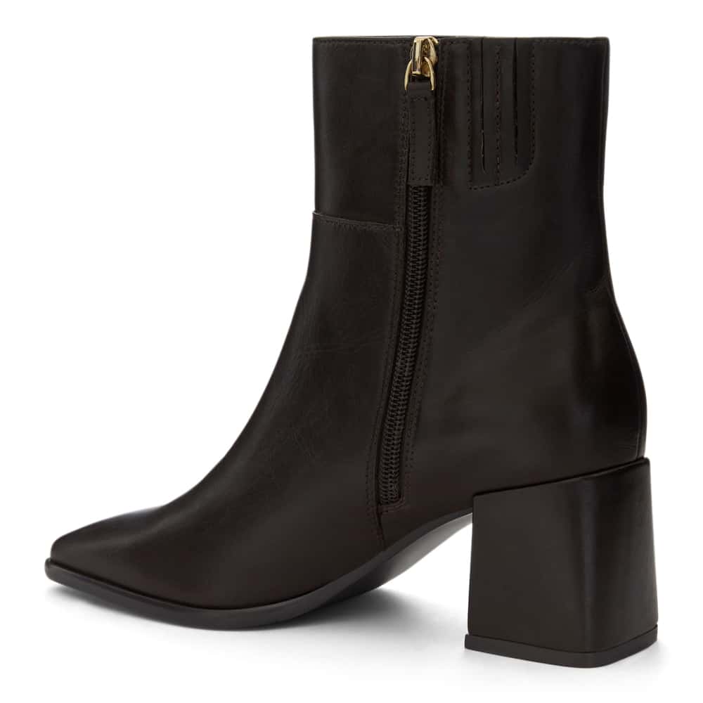 Mira Boot in Chocolate  Leather