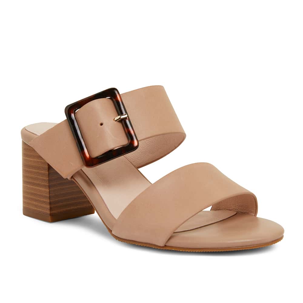 Nate Heel in Nude Leather