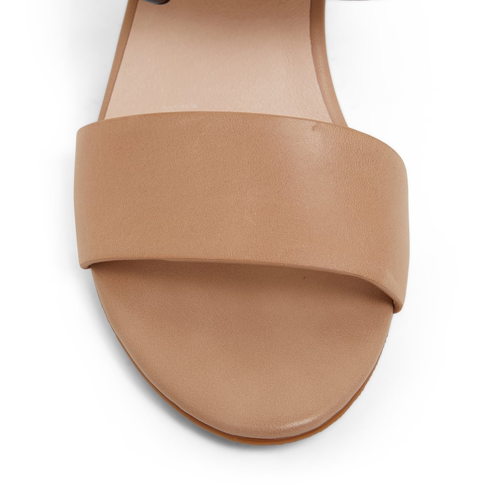 Nate Heel in Nude Leather