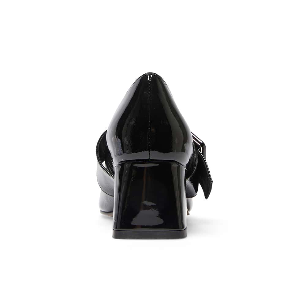 Olympia Heel in Black Patent