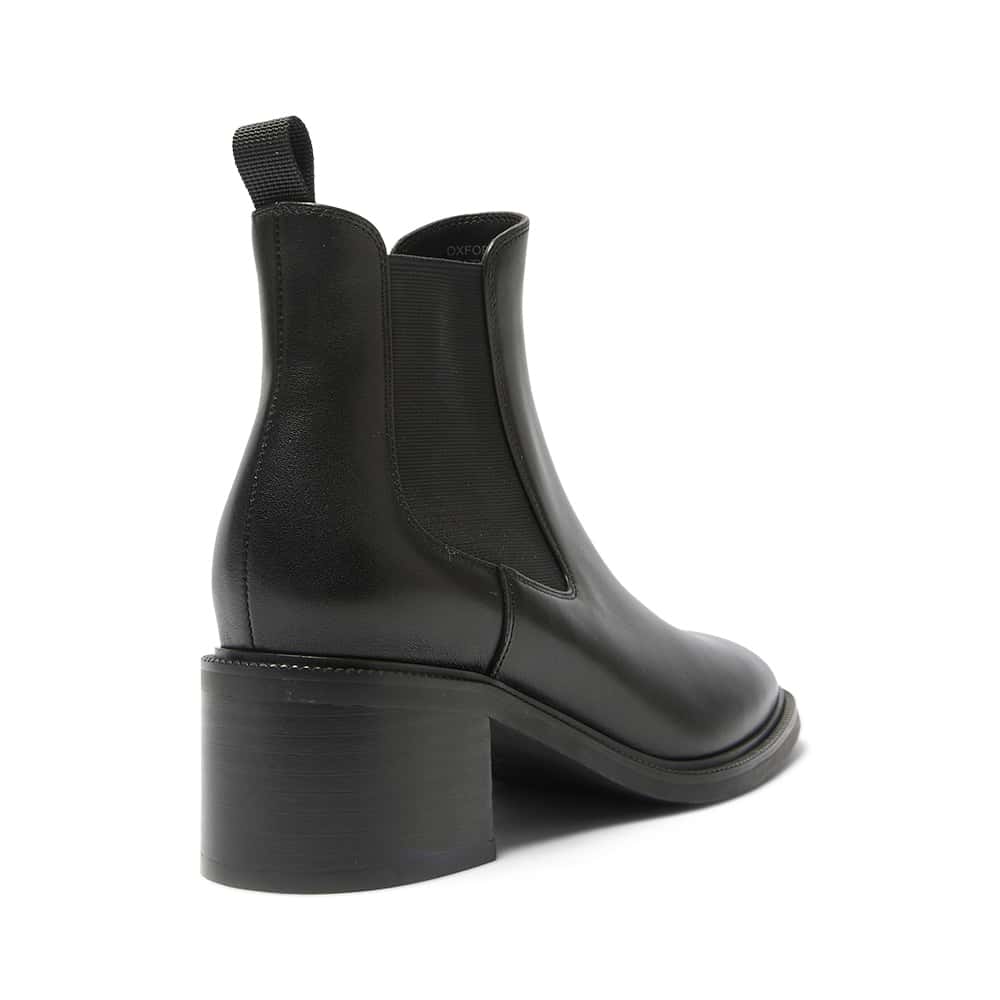 Oxford Boot in Black Leather