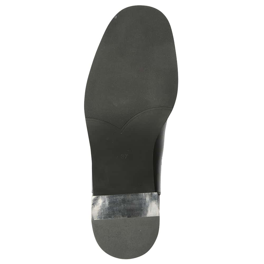Oxford Boot in Black Leather