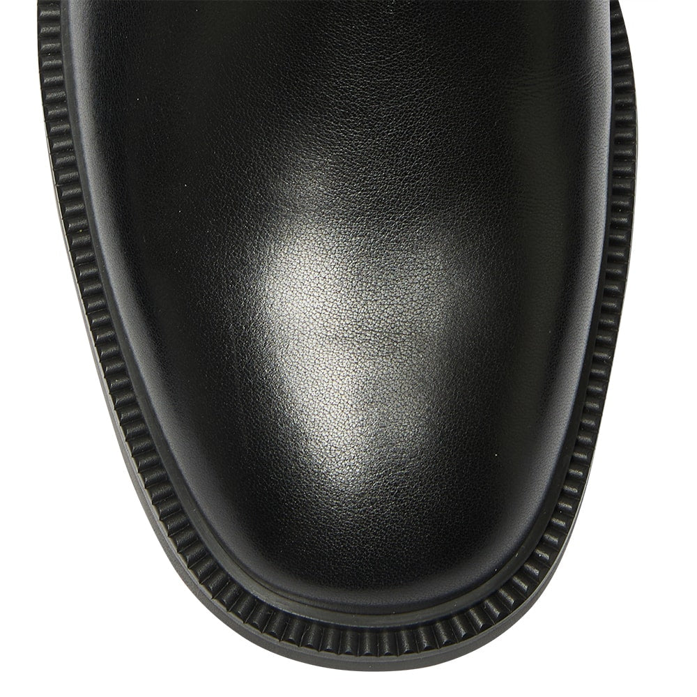 Oxford Boot in Black Leather
