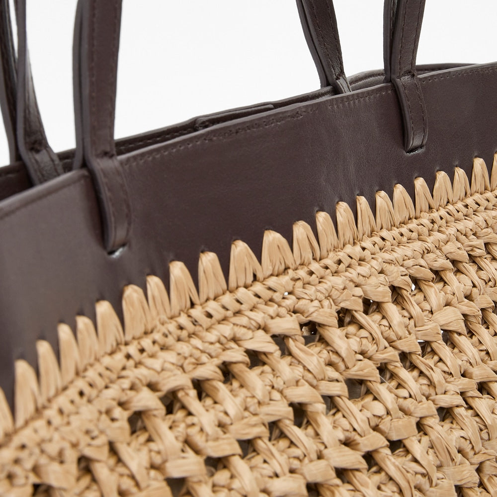 Paloma Bag in Natural Raffia