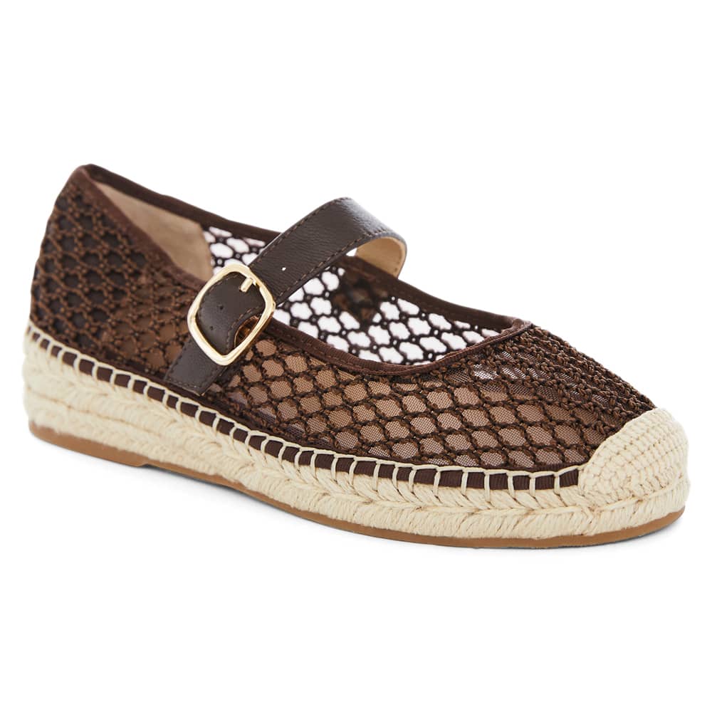 Portugal Flat in Chocolate  Mesh