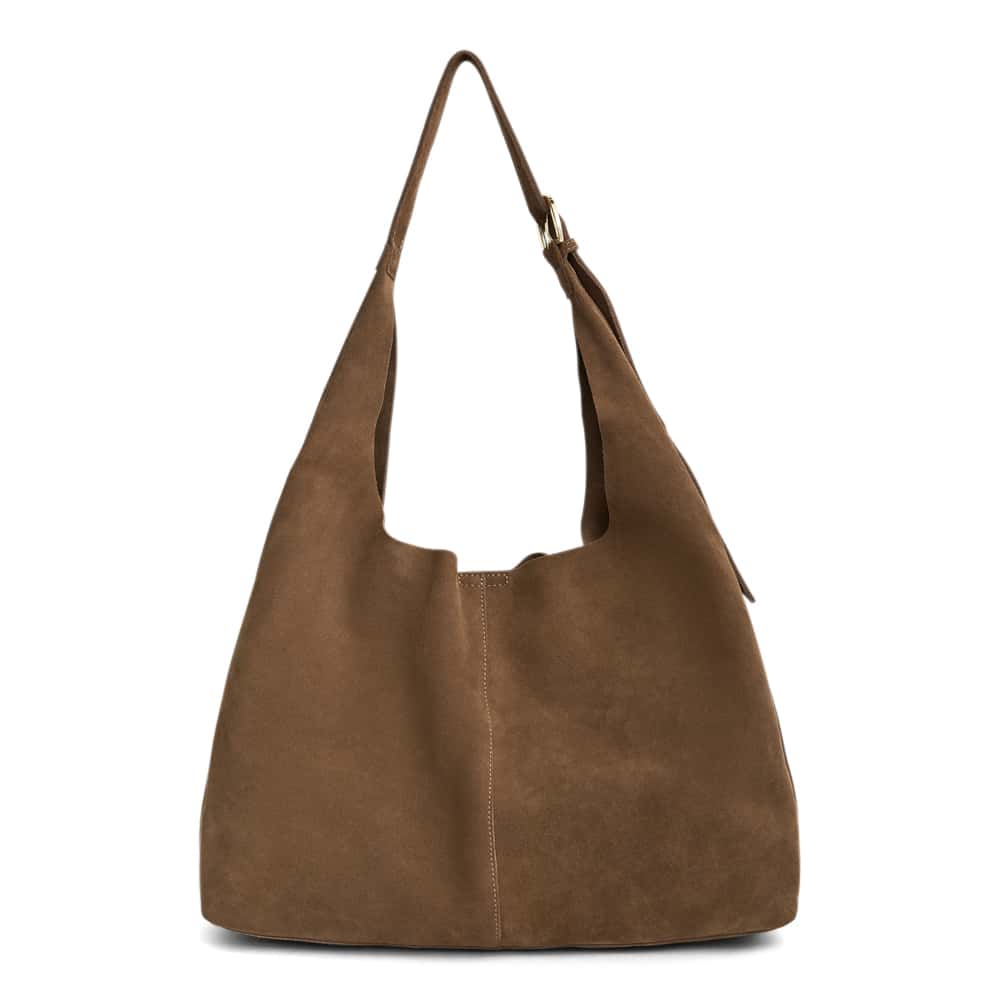 Quay Bag in Tan Suede