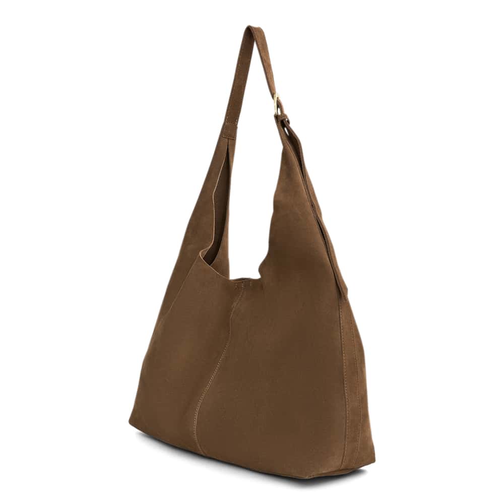 Quay Bag in Tan Suede